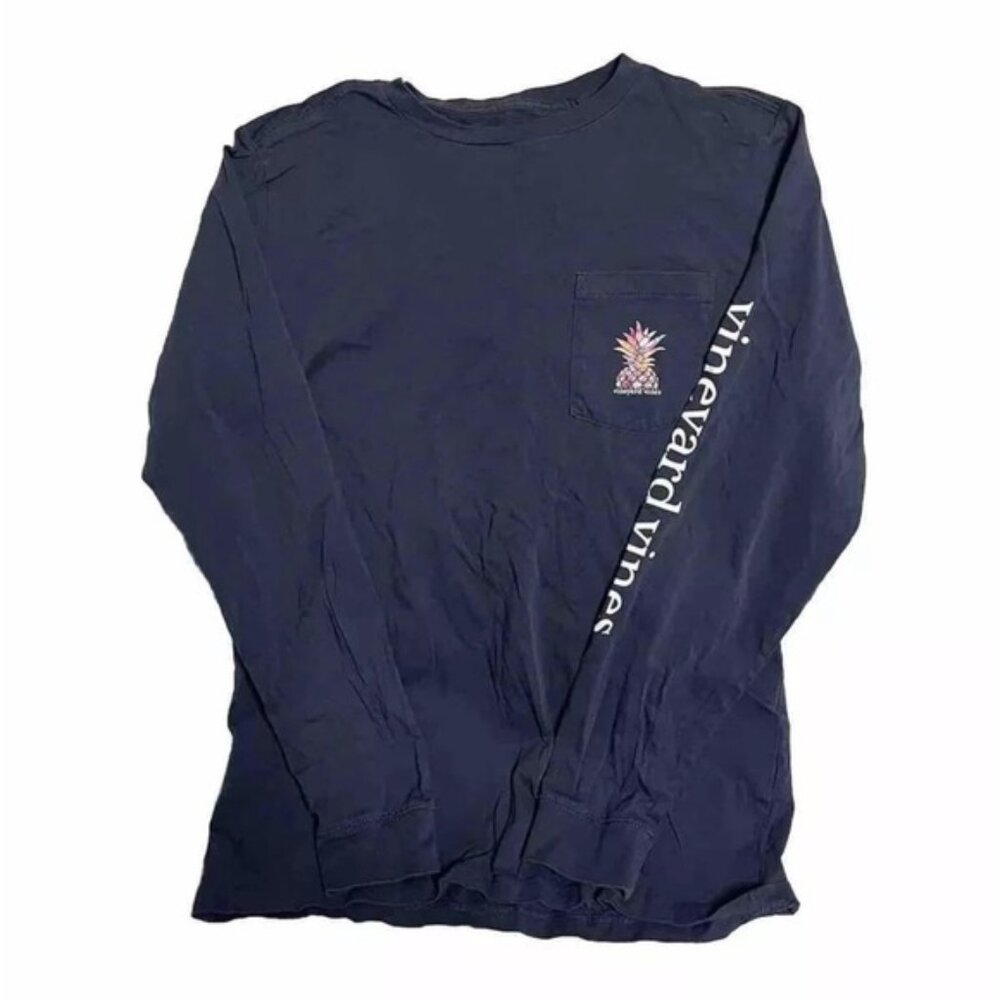 Vineyard Vines Navy blue long sleeve top Size L Boys